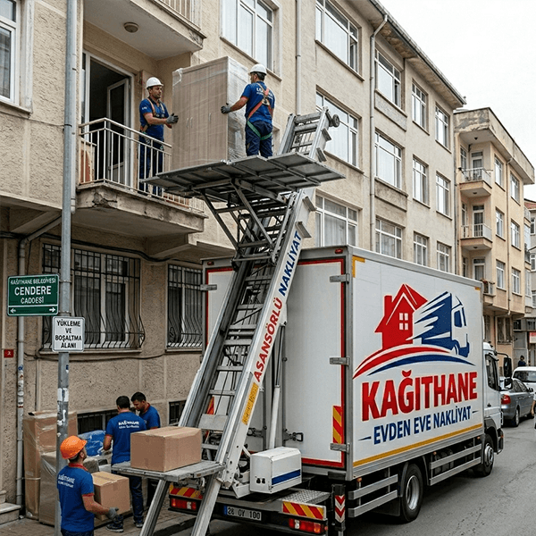 Yüksek katlarda eşya indirme sürecini kolaylaştırır.
